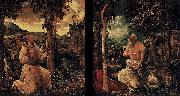 Albrecht Altdorfer Diptych oil on canvas